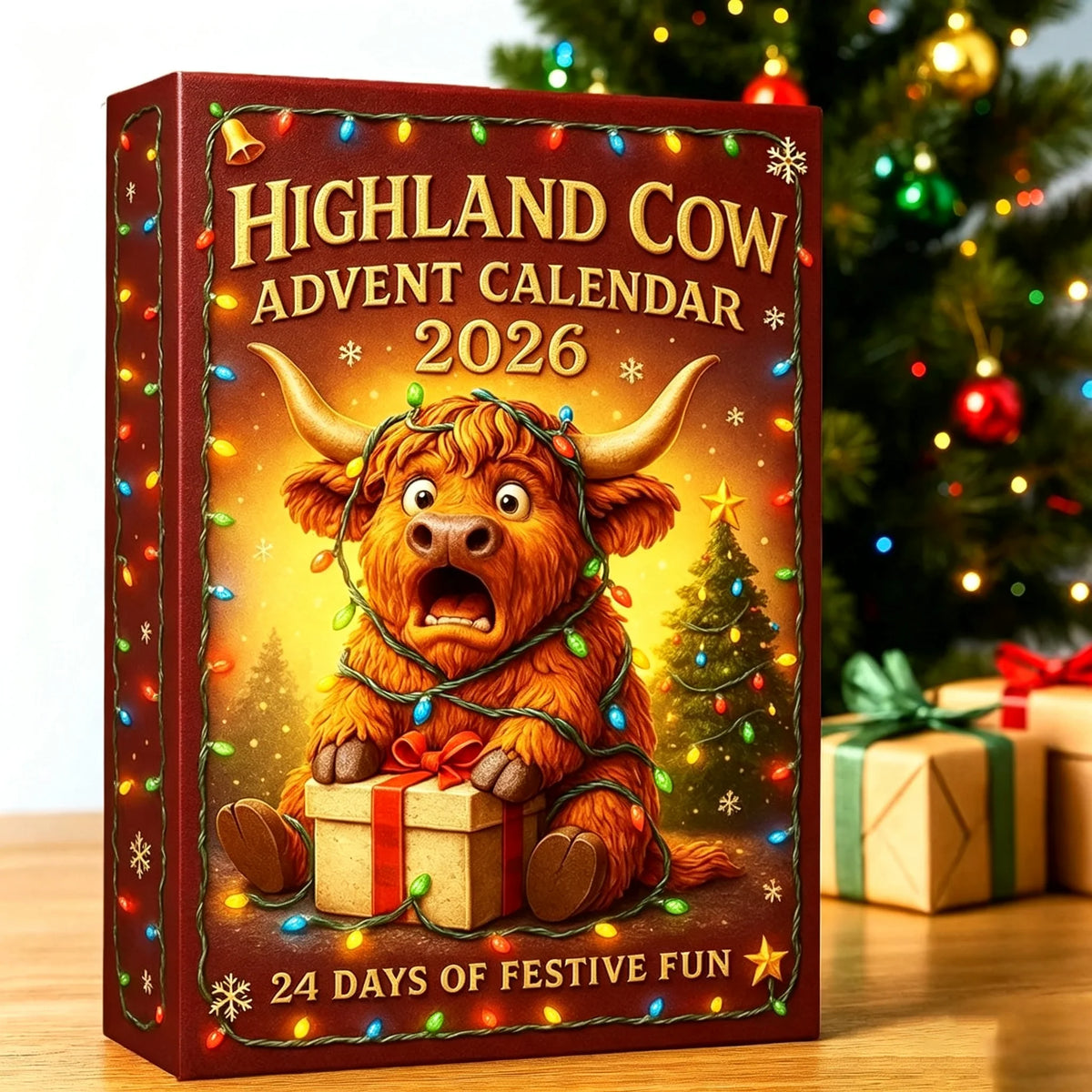 HIGHLAND COW HOLIDAY SURPRISE ADVENT CALENDAR 2026