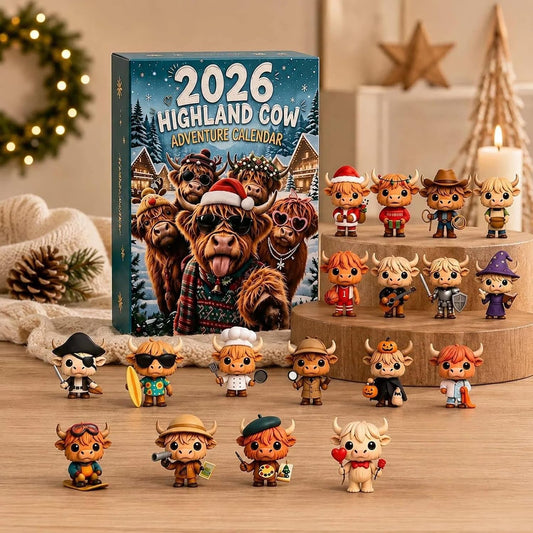 HIGHLAND COW ADVENT CALENDAR 2026