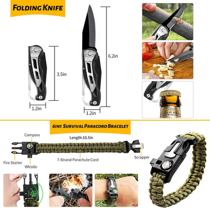 72-Hour Survival Kit (60 in 1)