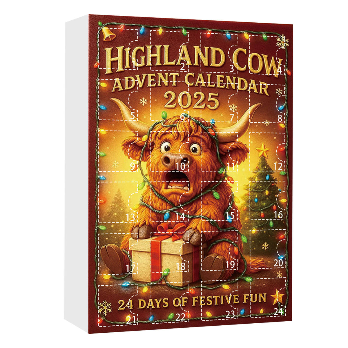 HIGHLAND COW HOLIDAY SURPRISE ADVENT CALENDAR 2026