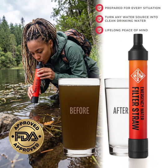 Emergency Water Filter Straw