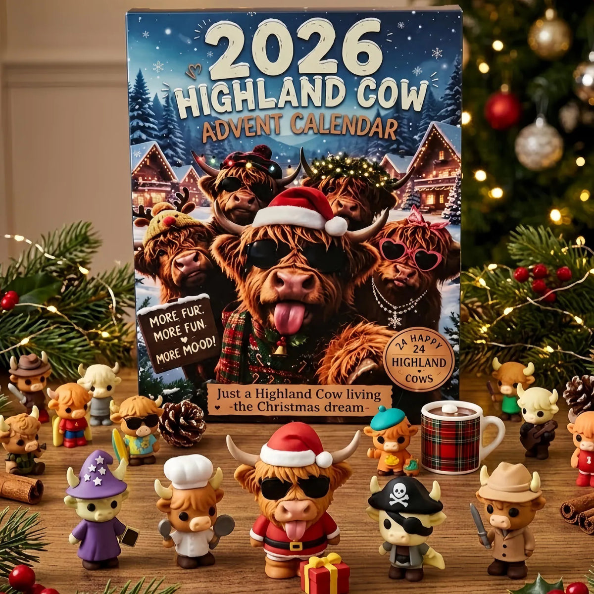 HIGHLAND COW ADVENT CALENDAR 2026