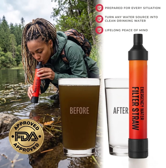 Emergency Water Filter Straw