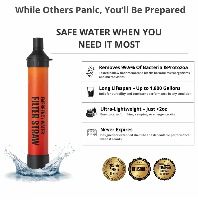Survival Water Filter Straw
